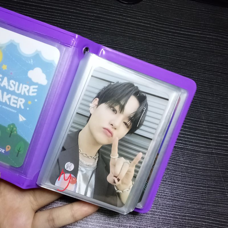 [baca deskipsi] photocard treasure official pob ktown b jihoon metal