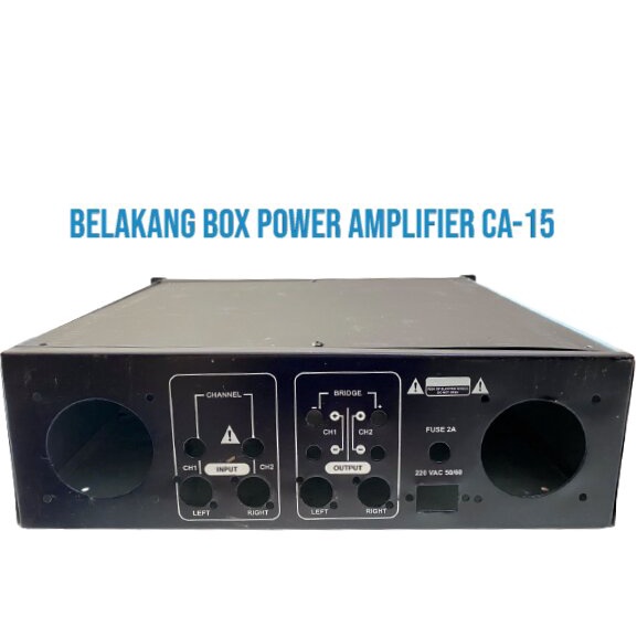 BOX POWER AMPLIFIER 3U CA 15