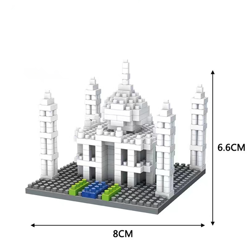 Mainan Rakitan Miniatur Istana Angsa Partikel Kecil Diy Untuk Dekorasi Ruang Tamuhadiah