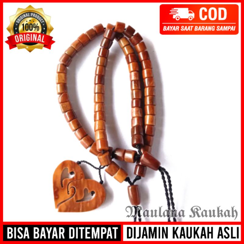 Gelang Kokka Kaukah Kaokah Couple Love Pasangan Motif Marjan Warna Coklat Murah