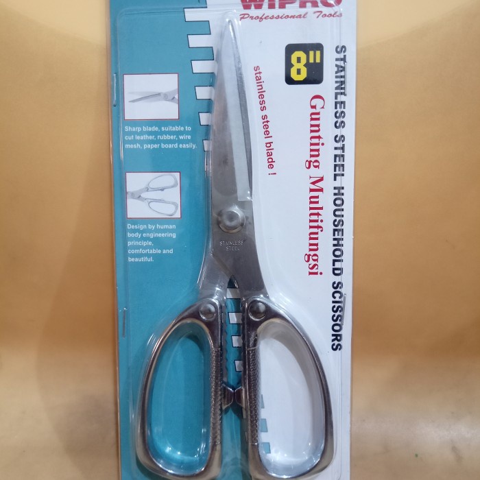 

Lucu Gunting Multifungsi Wipro 8 Inch Stainless Steel Diskon