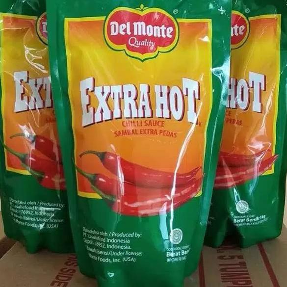 

Terlaris Delmonte Saus Sambal Extra Pedas / Extra Hot 1kg buruan