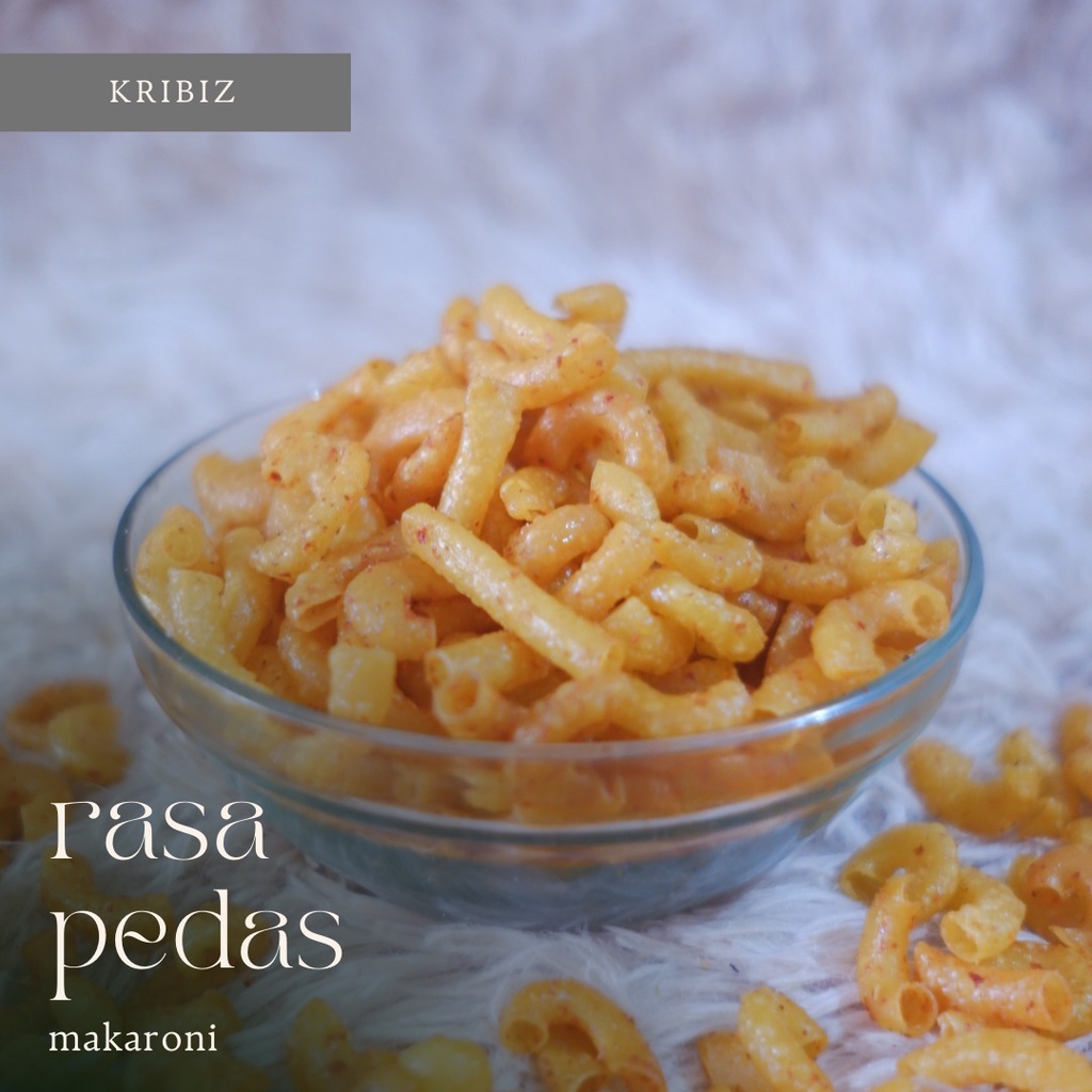 

cemilan makanan ringan makaroni khas tasikmalaya renyah enak