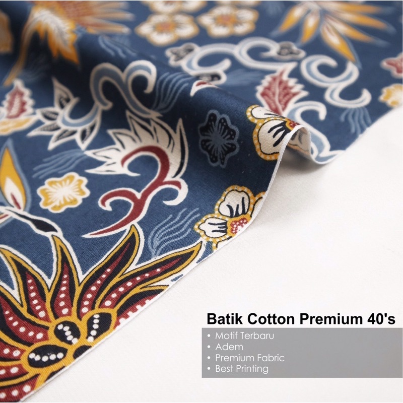 [NEW ARRIVAL] KAIN BATIK COTTON PREMIUM 40’s NEW DESIGN KUALITAS HQ BAHAN BATIK KATUN PRINT TERMURAH PER 0.5M UNTUK KEMEJA SARIMBITAM GAMIS BAHAWAN KEBAYA ROK BY MACMOHAN