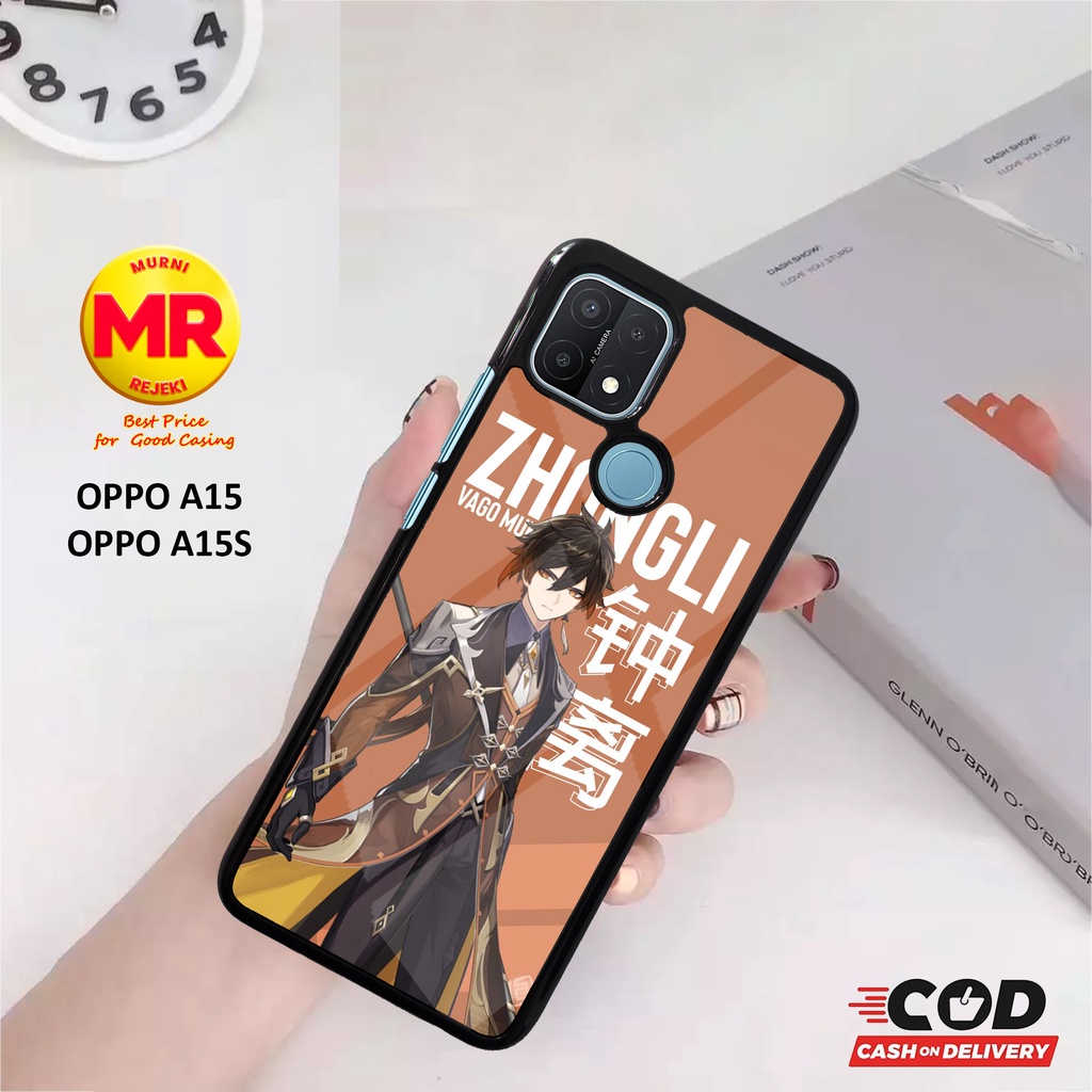 CASE OPPO A15 A15S CASING OPPO A15 A15S MOTIF GAME CEWEK 2 Murni case casing aero softcase case hp c