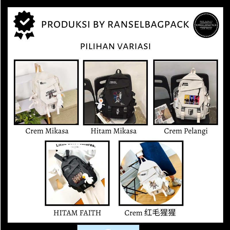 Tas Ransel Multifungsi Stylish Backpack Punggung Import Lokal Original Terbaru Murah Bagus Kekinian Simple Elegan Casual Korea Traveling Sekolah Kuliah Kerja Remaja Unisex Perempuan Cewek Cowok Wanita Pria