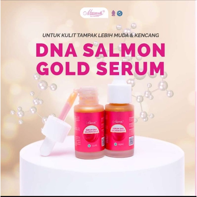 DNA salmon gold serum, serum Marwah DNA salmon, Marwah skintreatment