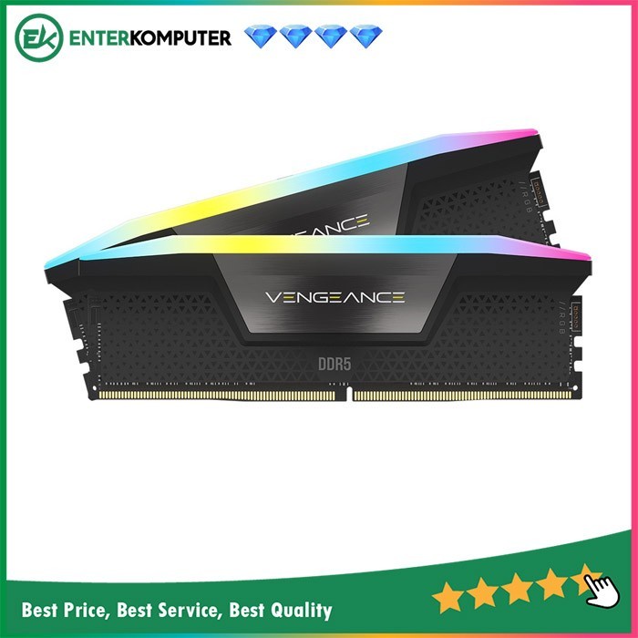 Corsair DDR5 Vengeance RGB PC41600 64GB (2x32GB) - CMH64GX5M2B5200C40