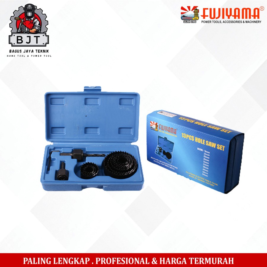 HOLE SAW 13 PCS MATA BOR PVC PELUBANG PRALON HIDROPONIK 1 SET HOLE SAW