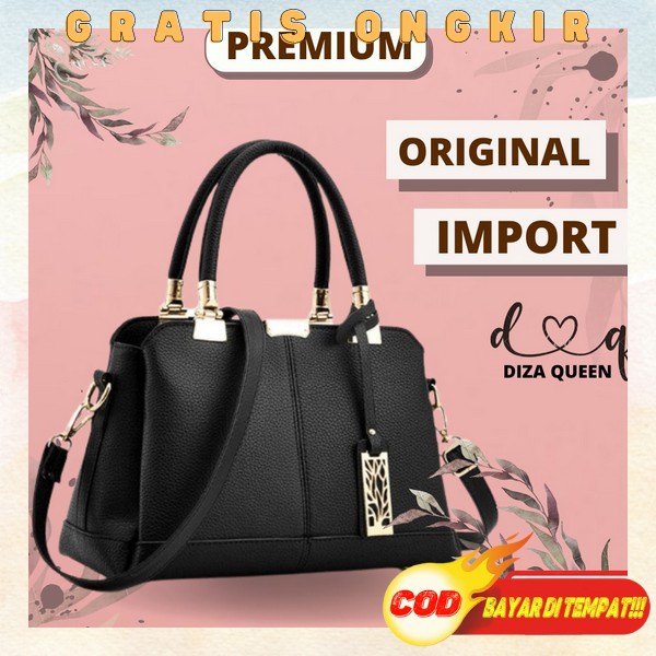 Tas Selempang Bahu Shoulder Bag Kerja Kantor Wanita Cewek Remaja Perempuan Import Branded Batam Mura