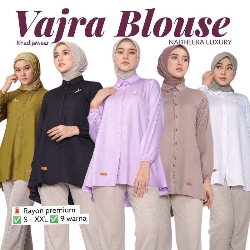 TERLARIS VAJRA  BLOUSE BY NADHEERA LUXURY COD ✅