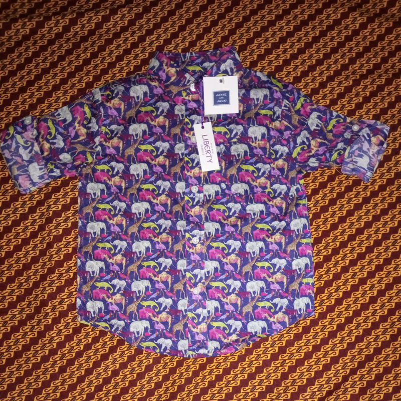 prelove kemeja anak gajah Janie and jack