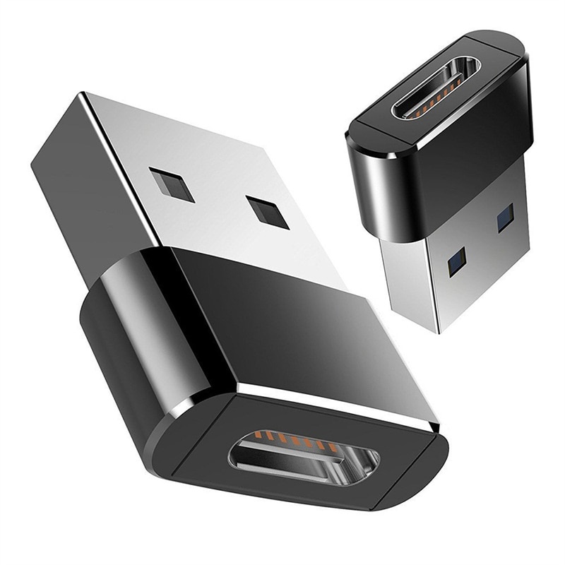 Adapter Converter USB OTG Male Ke Tipe-C Female Untuk Handphone / PC