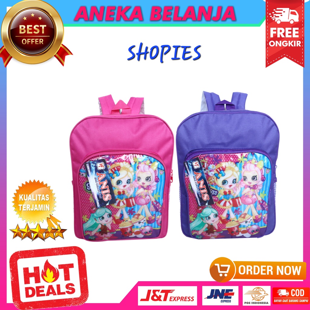 Tas Anak Little Bus Mini Keren Ransel Sekolah TK SD Paud Bagus Murah Awet