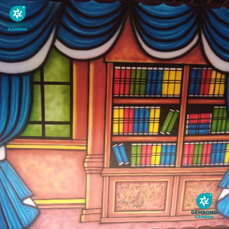 Background Kain studio motif wisuda 2.5*3m