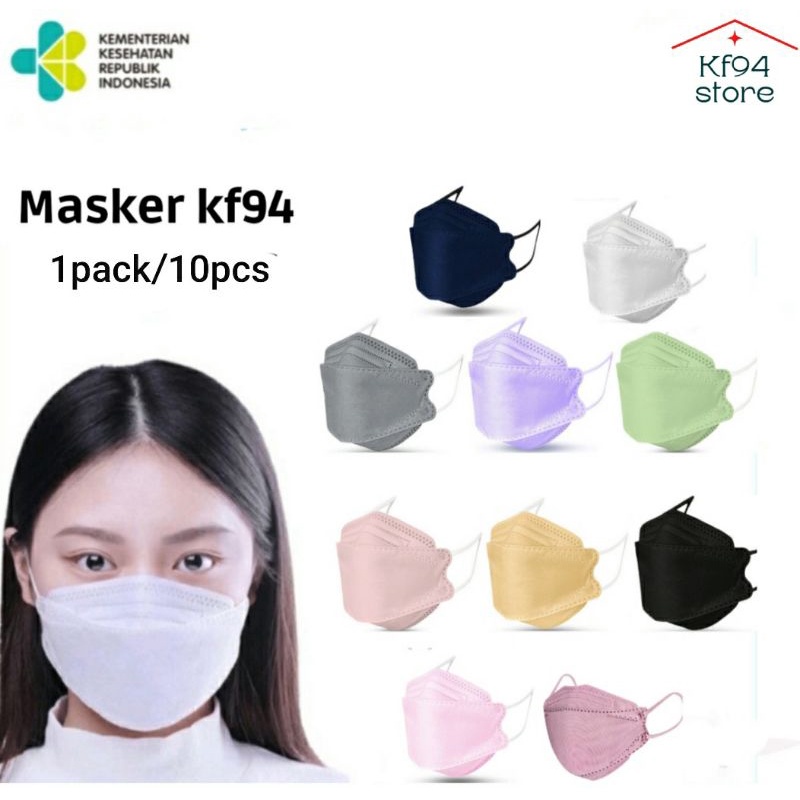 MASKER KF94 4PLY ISI 10PCS MASKER KOREA MASKER