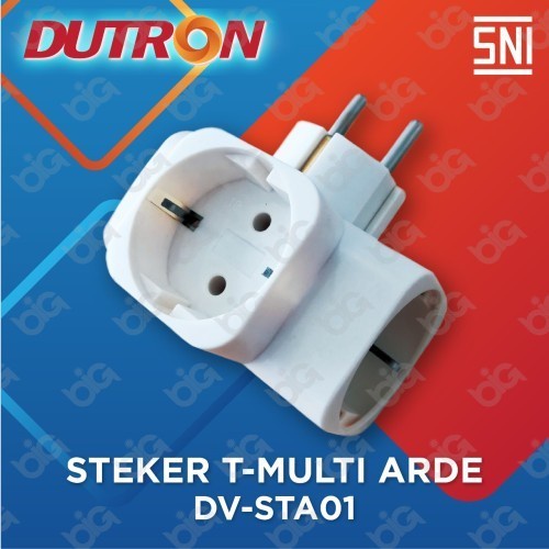 Jualan Steker T Cabang 3 Arde Dutron / Steker T Arde Dutron - Dv-Sta-01 Terlaris