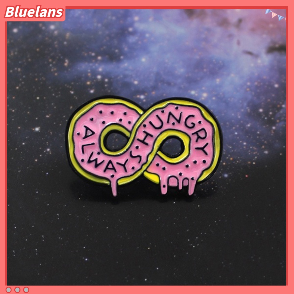 Bros Pin Enamel Bentuk Donat Untuk Pria Dan Wanita