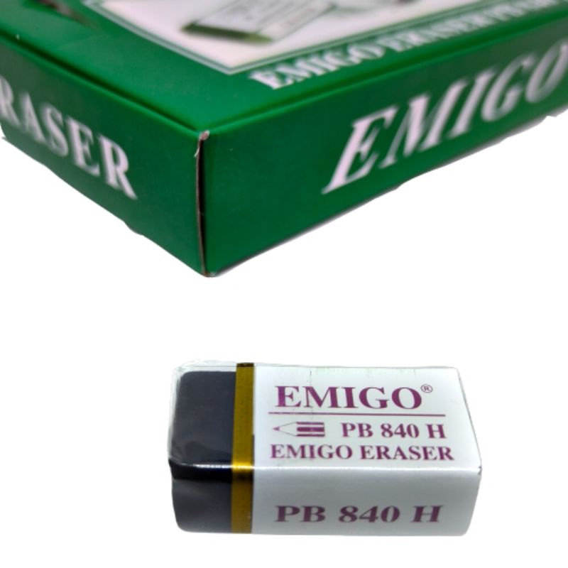 [ERA] Penghapus pensil stip eraser Emigo isi 40pcs