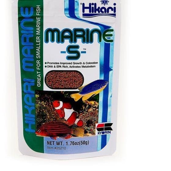 pelet ikan laut kecil nemo dori dll hikari marine s 50 gr original