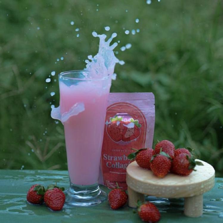 

Stok banyak Dermacrush Strawberry Collaglow HIH