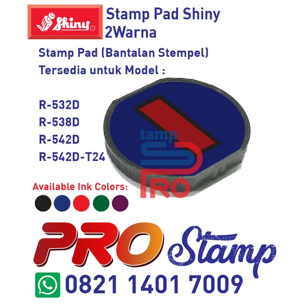 

Gaya Replacement Ink Pad Shiny / R-532D, R-538D, R-542D Terbatas