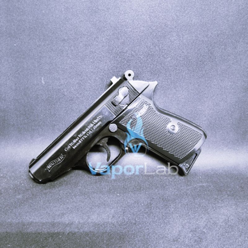 mancis korek api gas bara model pistol walther ppk gun lighter collection