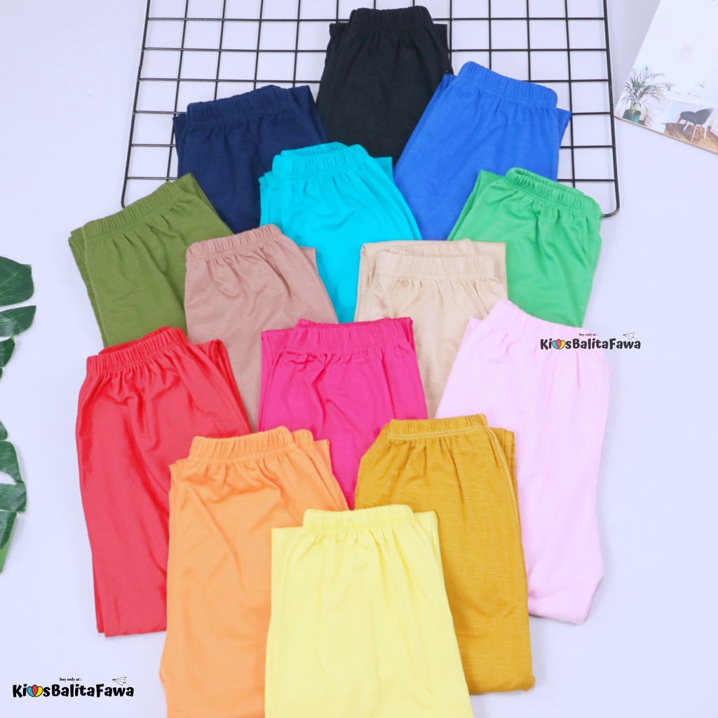 Legging Joya Size 7-8 Tahun / Leging Ketat Panjang Anak Perempuan Polos Dalaman Cewek Import Tebal