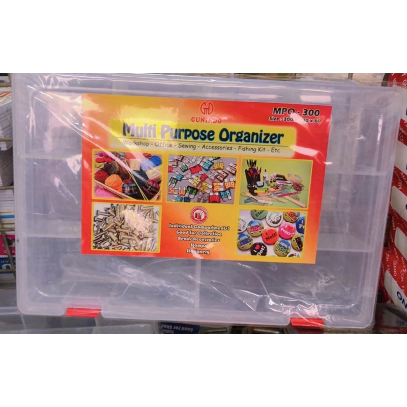 

TEMPAT PERNAK PERNIK/MULTIBOX/BOX STORAGE/MULTI PURPOSE GUNINDO MPO-300