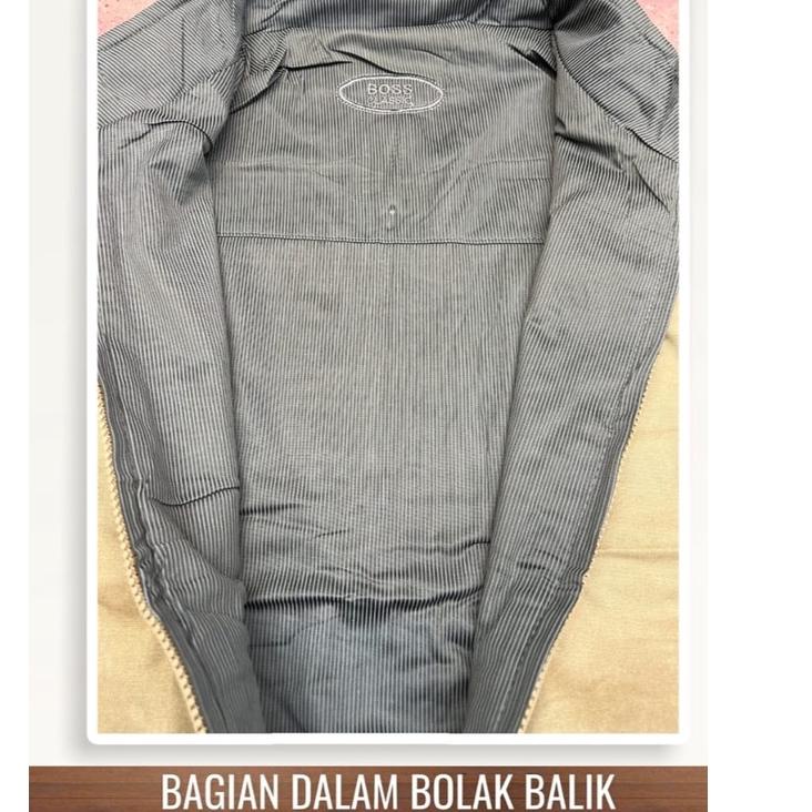 Stok Terbaru New Arrival ll Jaket Bomber Import Casual Pria Polos Bahan Kanvas Merk Boss Original Te