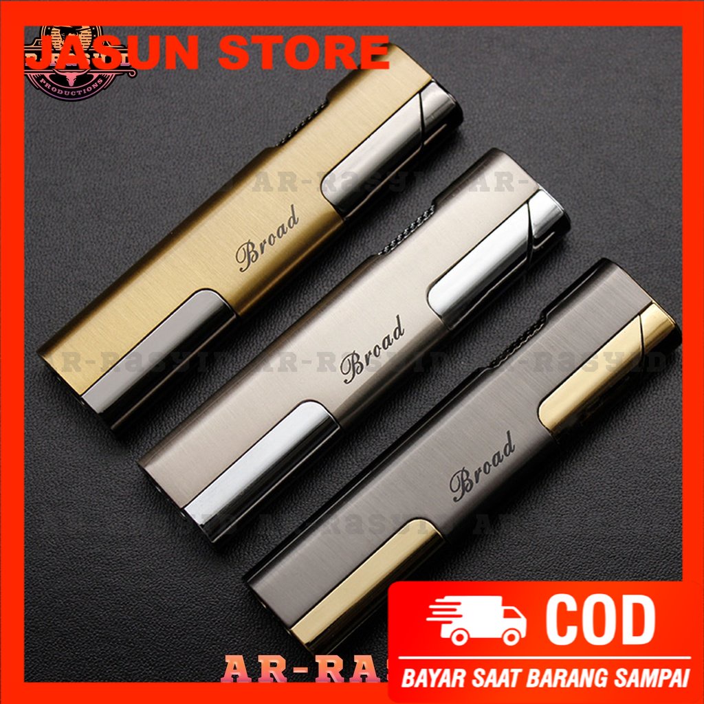 Bisa COD! Korek Api Bara Gas Broad Lighter BD-240