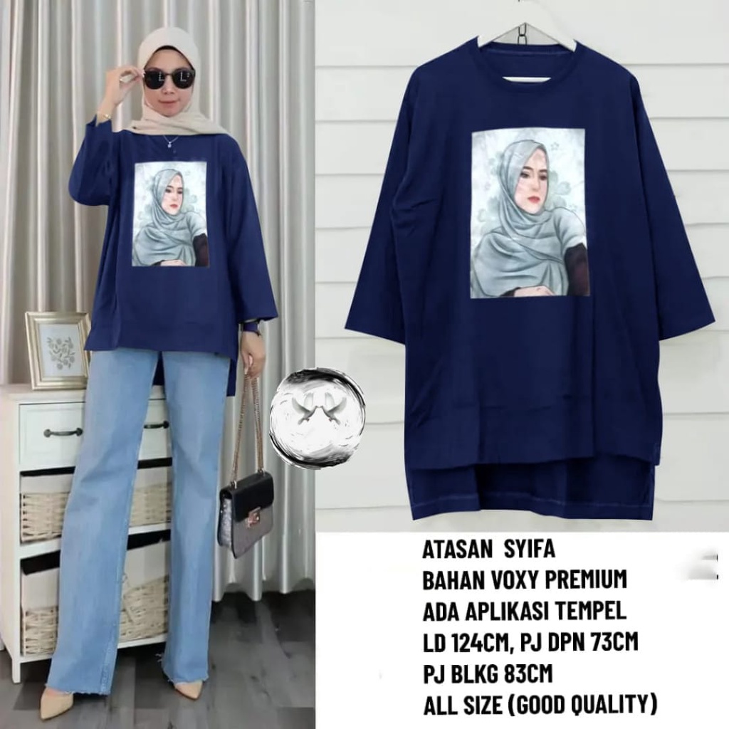 BAJU KAOS ATASAN WANITA DEWASA BLUS JUMBO OVERSIZE TERBARU 2022 GAMBAR VIRAL KEKINIAN