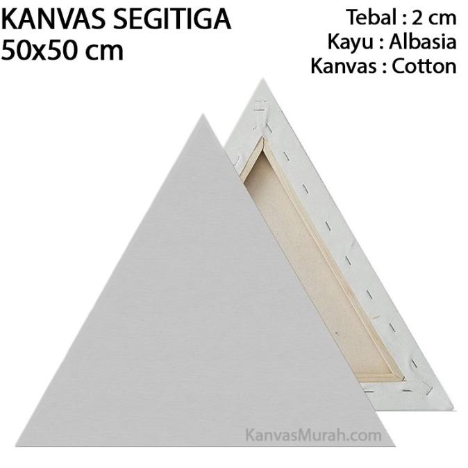 

Kanvas Segitiga 50x50 cm Canvas Lukis Triangle 50x50cm