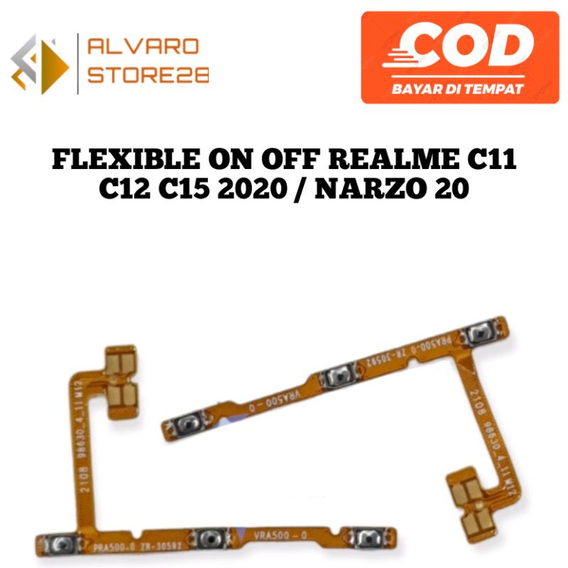 FLEXIBLE ON OFF REALME C11 C12 C15 2020 / NARZO 20 + VOLUME / FLEXIBLE POWER