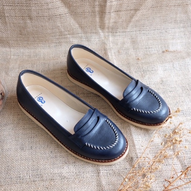 [SIAP KIRIM] BRShoes22 Donker Sepatu Kerja Casual Slip On Wanita