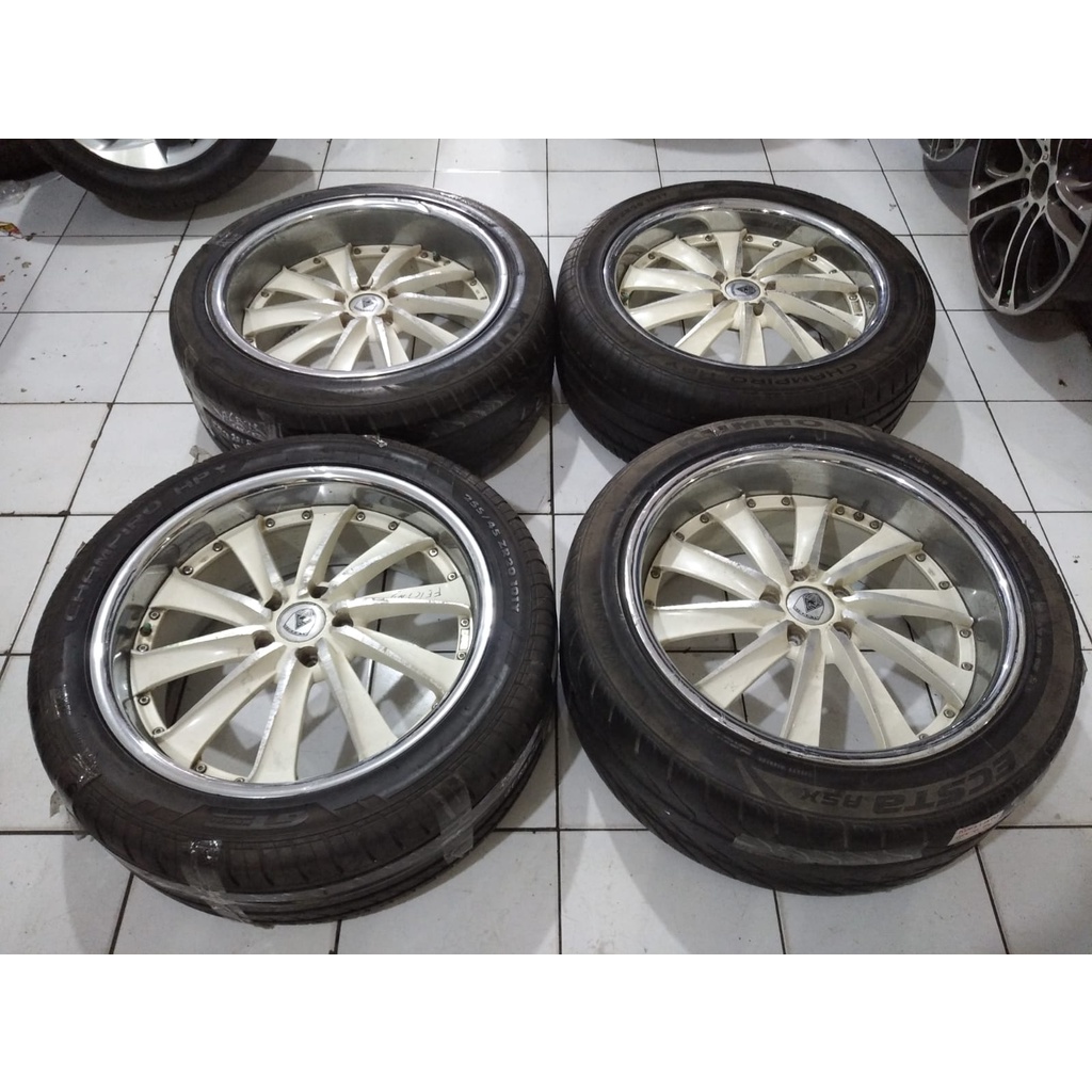 Pelek-Velg Bekas Ring 20 Alexis Pcd 5x114,3 Plus Ban 2 Pcs 255 45 R20