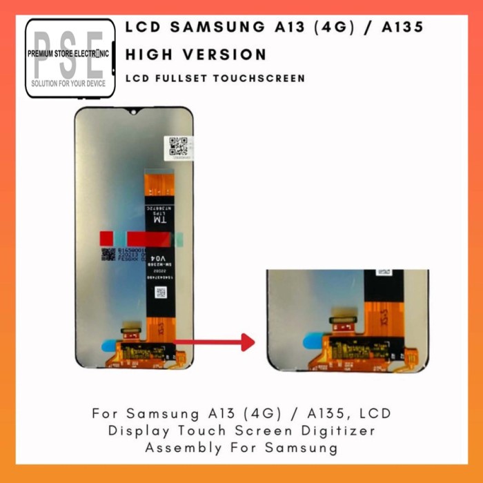 LCD SAMSUNG A13 4G/A135 ORIGINAL FULLSET TOUCHCREEN GARANSI