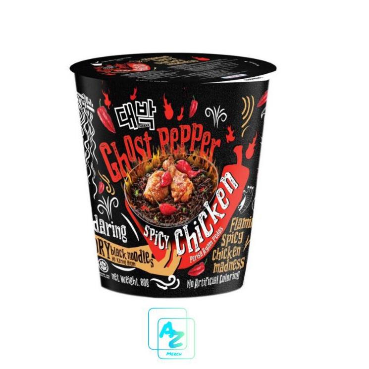 

✨Mall✨ Ghost Pepper Spicy Chicken Noodles Flaming Spicy Madness 80gr grosir