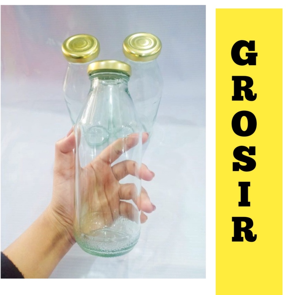 30 pcs botol jus 300 ml baru + tutup seng / GROSIR BOTOL JUS 300 ML BARU  / BOTOL JUS / botol kopi / Botol Kaca 300 ml / Botol susu 300 ml / khusus gojek SY30