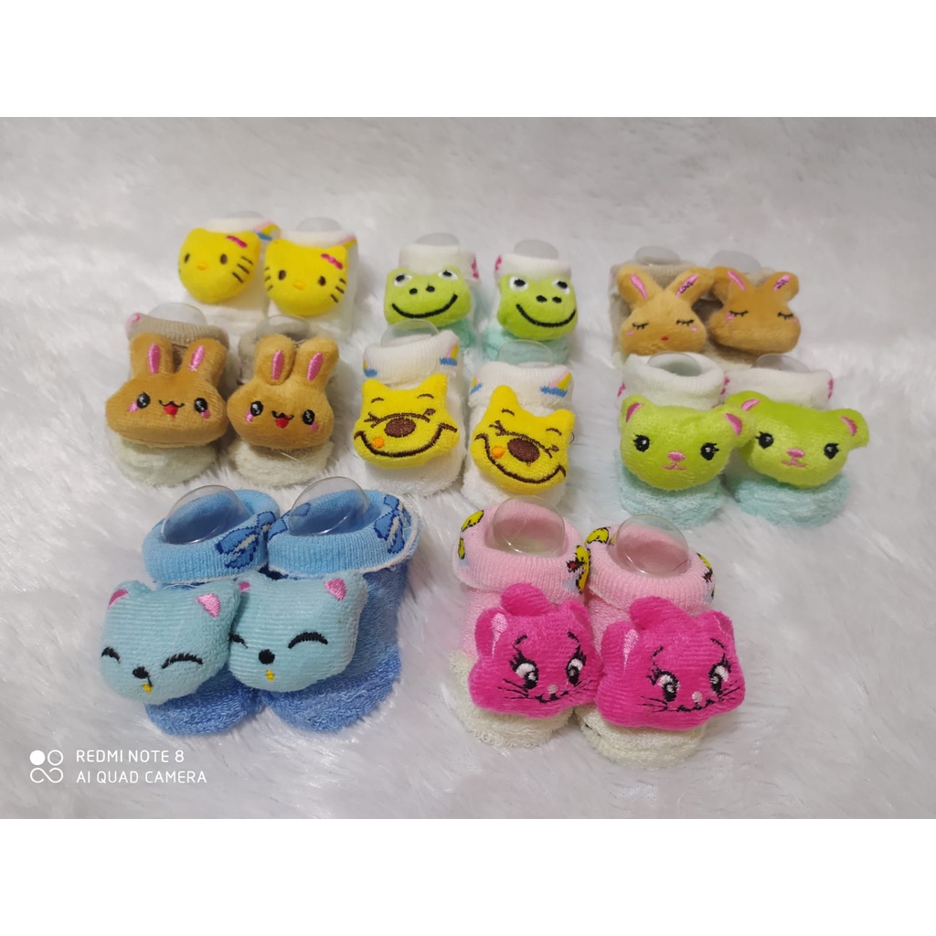 [ JB99 ] Kaos Kaki Baoer Beier Bayi Boneka Baby Sock Lucu Anti Slip