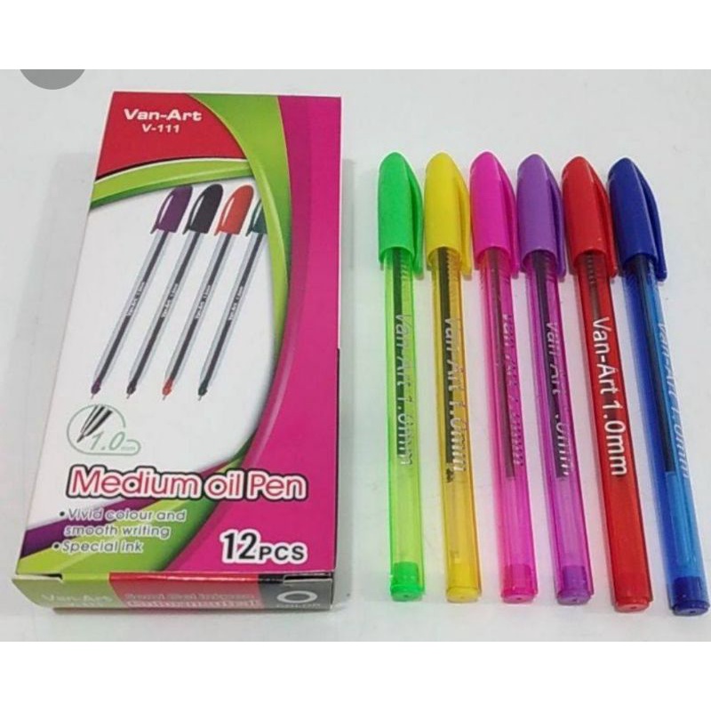 

(80gr) 1pak pen pulpen Van-art 111 isi 12pcs