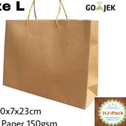 

BAYAR DITEMPAT✔️Paperbag Paper Bag Tas Kertas L 30x7x23 Goodie bag Shopping Bag Kemasan Packaging|SQ9