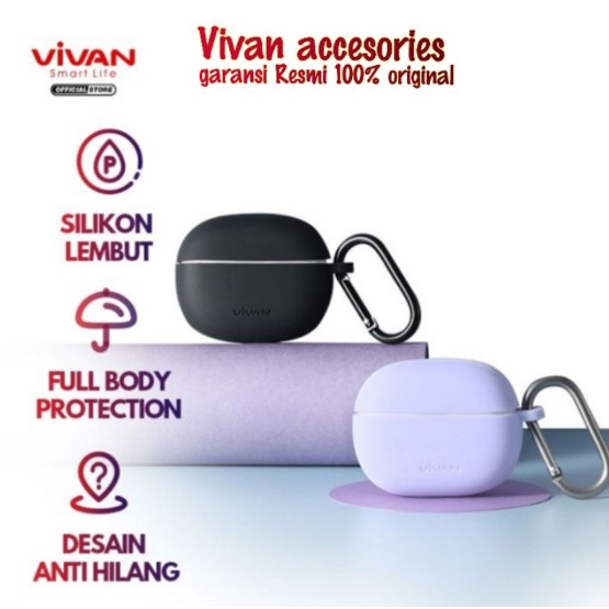 Vivan CARRYING CASE Original TWS Silicone Earphone Bluetooth T300NC