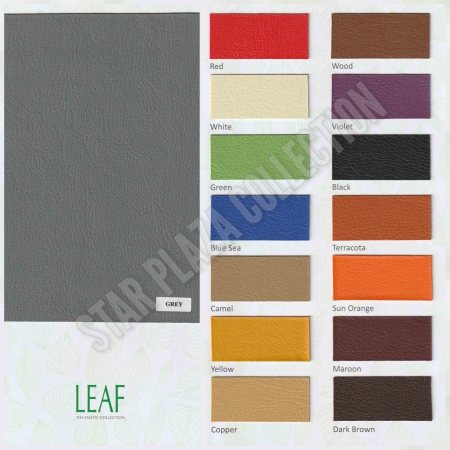 Bahan Kain Oscar / Kulit Oskar Sofa / Jok Mobil / Kursi Meteran Murah Imitasi MB TECH - Leaf