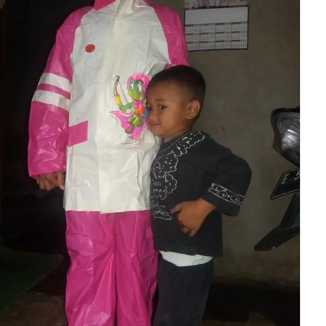 X4M0 Jas Hujan Anak Perempuan 8-12 Tahun Mantel Hujan Anak AAF