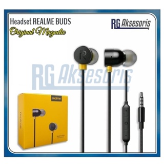 RGAKSESORIS Headset REALME MA10 MAGNETIC BUDS 2 / BUDS 2 PLUS RMA103 / RM 103 / RM-103 RMA 001 Stereo Earphone