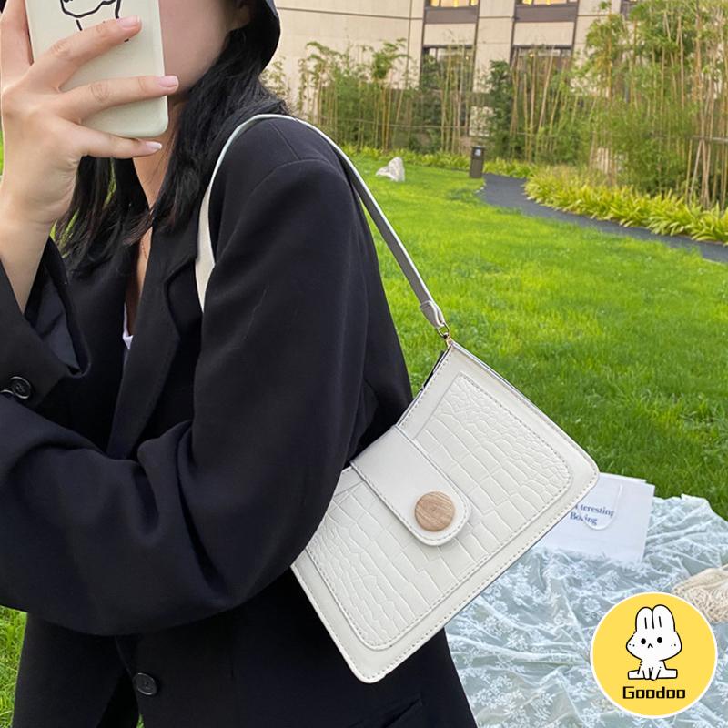 Tas Ketiak Fashion Wanita Tas Kotak Kecil Tas Bahu Tas Kecil Sederhana -Doo