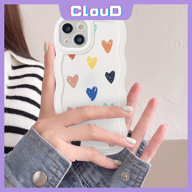 Soft Case Tpu Motif Hati Untuk Oppo A96 A16 A95 A57 2022 A1k A32 A3s A74 A53 A16s A15 A72 A35 A12E A76 F9 A16K A9 A75 A33 A52 A5s A16s A52 A16 Cover Belakang Bentuk Hati