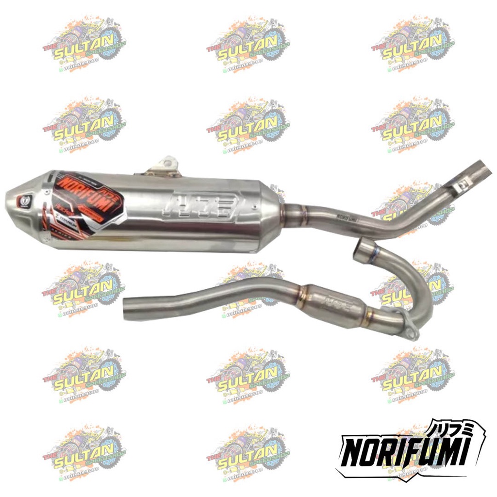 KNALPOT ROCKET 4 TITANIUM NORIFUMI ORIGINAL KLX 150 BF D TRACKER CRF 150 L WR 155