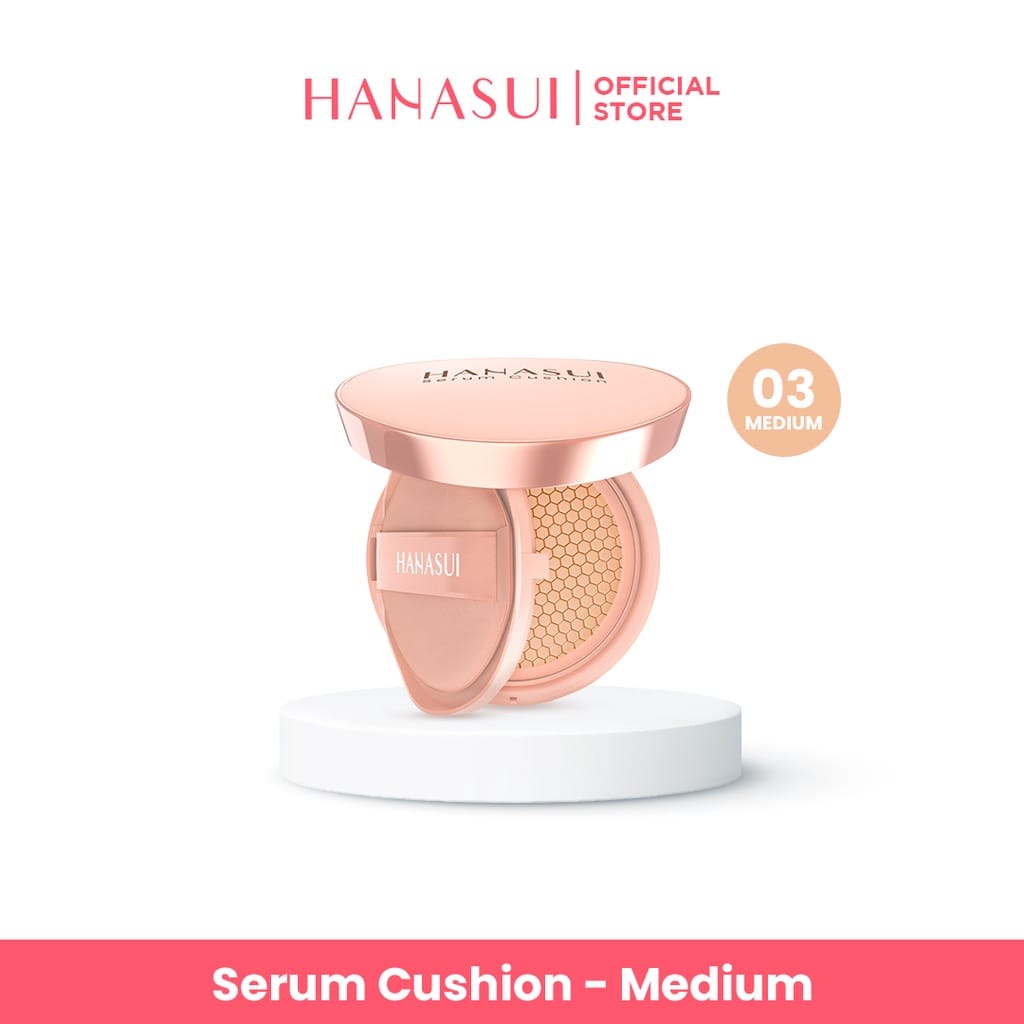 Hanasui Cushion 15gr |Foundation | Perfect Coverage Natural Dewy Finish